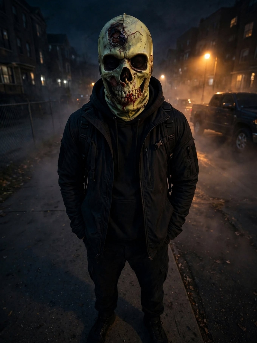 3D Skull Ghost Balaclava / Full Face Ski Mask